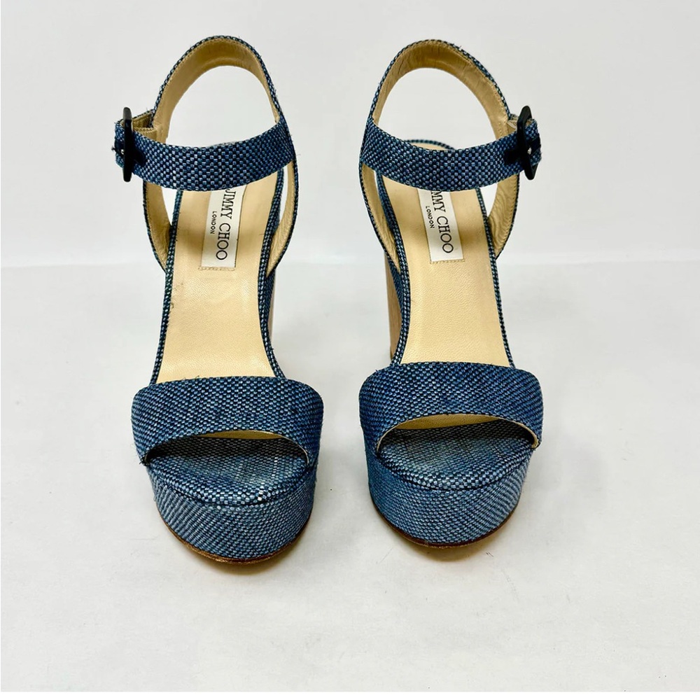 Jimmy Choo Blue denim Women's Sandals